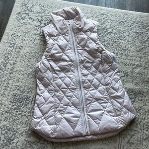 Athleta Light Pink puffer vest